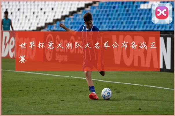 世界杯意大利队大名单公布备战正赛