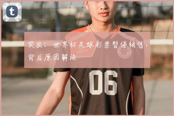 突发:世界杯足球彩票暂停销售,背后原因解读