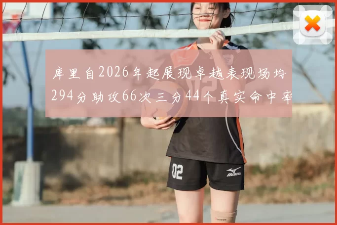 库里自2026年起展现卓越表现场均294分助攻66次三分44个真实命中率高达637