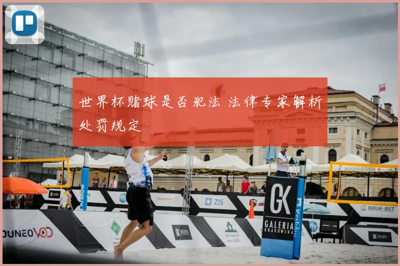 世界杯赌球是否犯法 法律专家解析处罚规定
