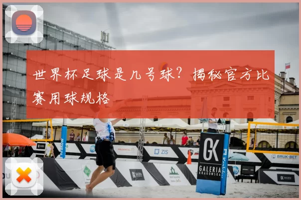 世界杯足球是几号球？揭秘官方比赛用球规格