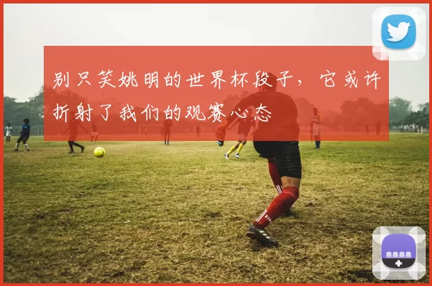 别只笑姚明的世界杯段子，它或许折射了我们的观赛心态